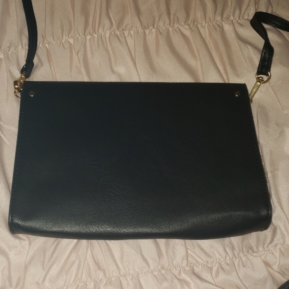 Black Leather Crossbody Purse - Picture 8 of 8